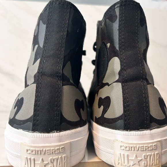Converse Chuck Taylor 2 Men’s High Top Camo Black Gray Reflective Size 11 - Picture 3 of 15